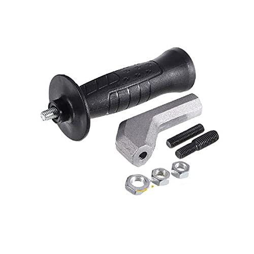 M10/M14 Angle Grinder Adapter Kit - Handheld Linear Polisher Accessory with Protective Cover for Metal, Wood & Stone Polishing (Color: Handle) - Perfect for DIY, Construction & Auto Detailing