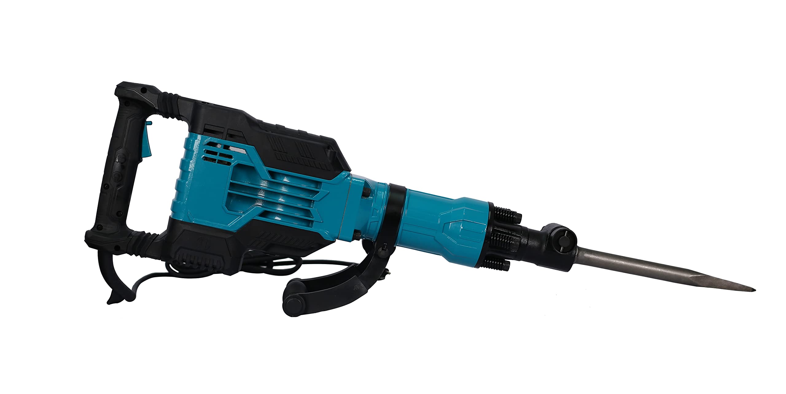 1900 BPM Electric Demolition Jack Hammer - 1-1/8 Inch SDS-Hex Heavy Duty Concrete Breaker with 1700W Motor (65 JOULES Impact Energy) | Automatic Bit Lock | Ideal for Pavement Breaking, Construction, and DIY Home Renovation Projects