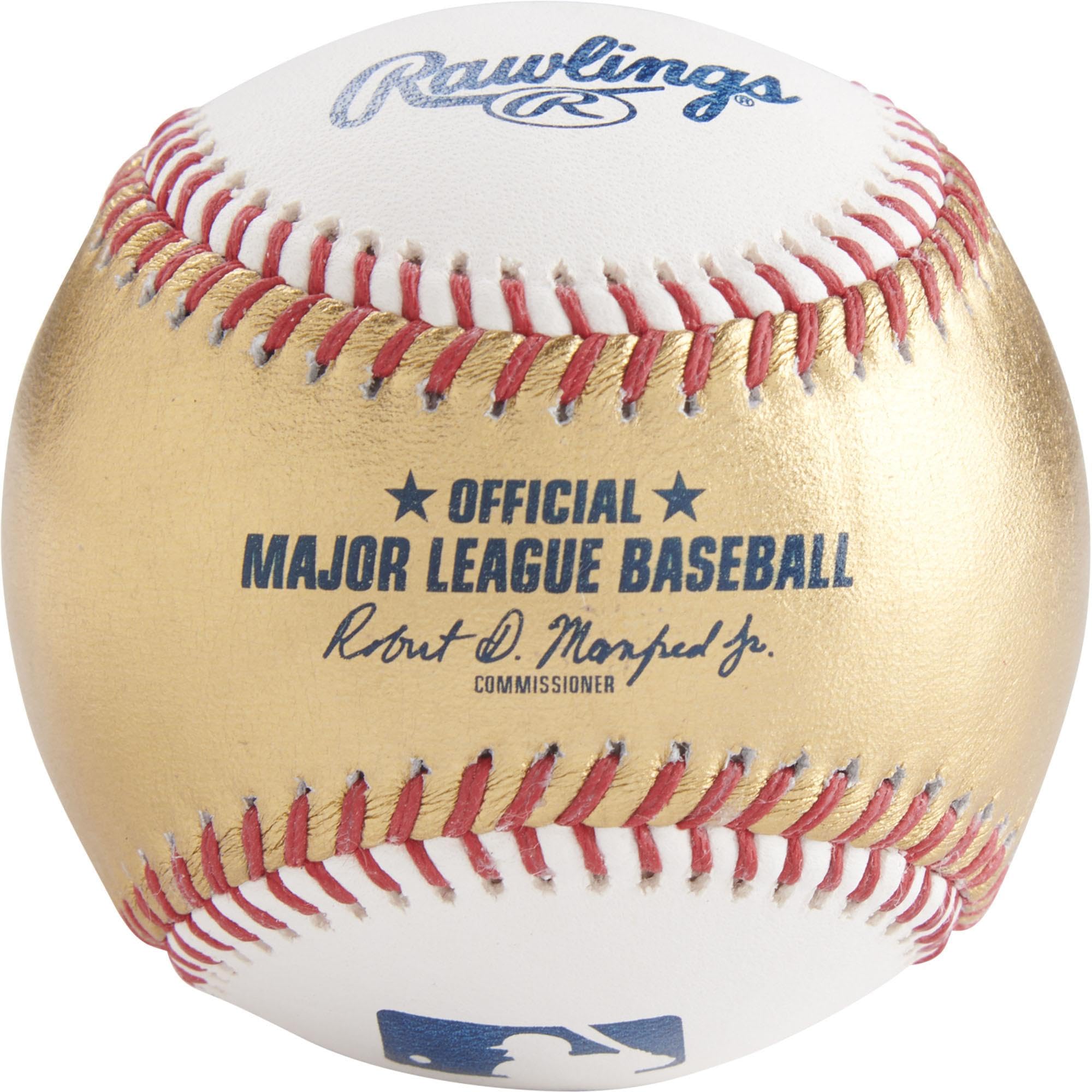 Rawlings Official MLB Baseballs - Premium White Leather Baseball for Professional & Amateur Games | Perfect for Training, Practice & League Play