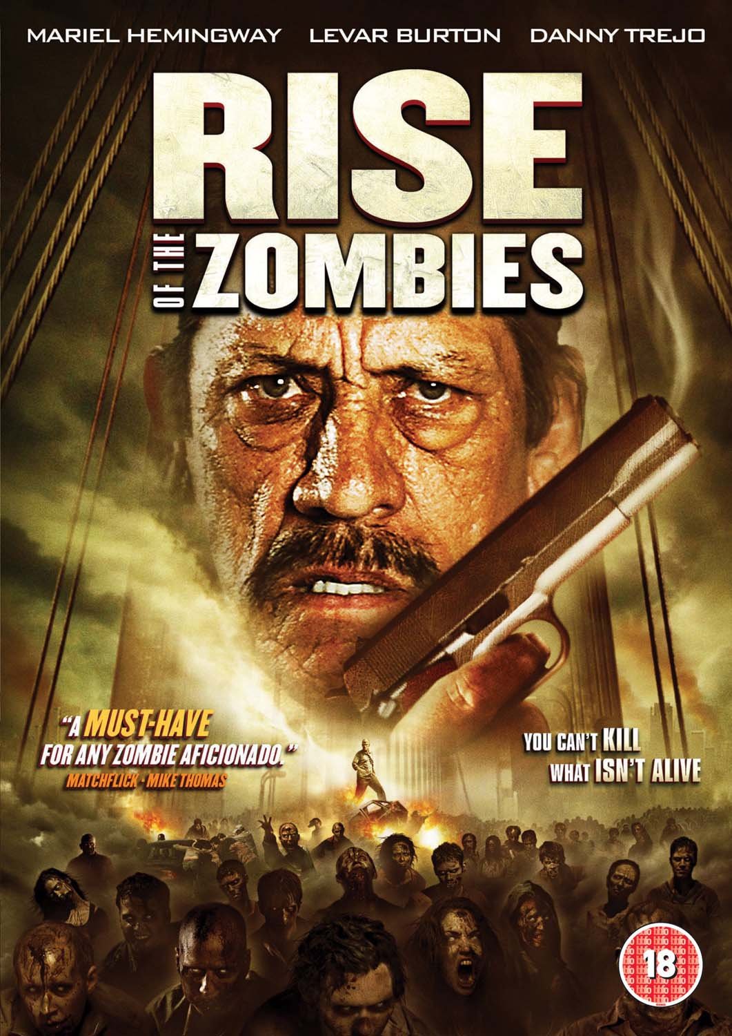 Rise of the Zombies DVD - Horror Movie Thriller - Perfect for Halloween Parties & Movie Nights