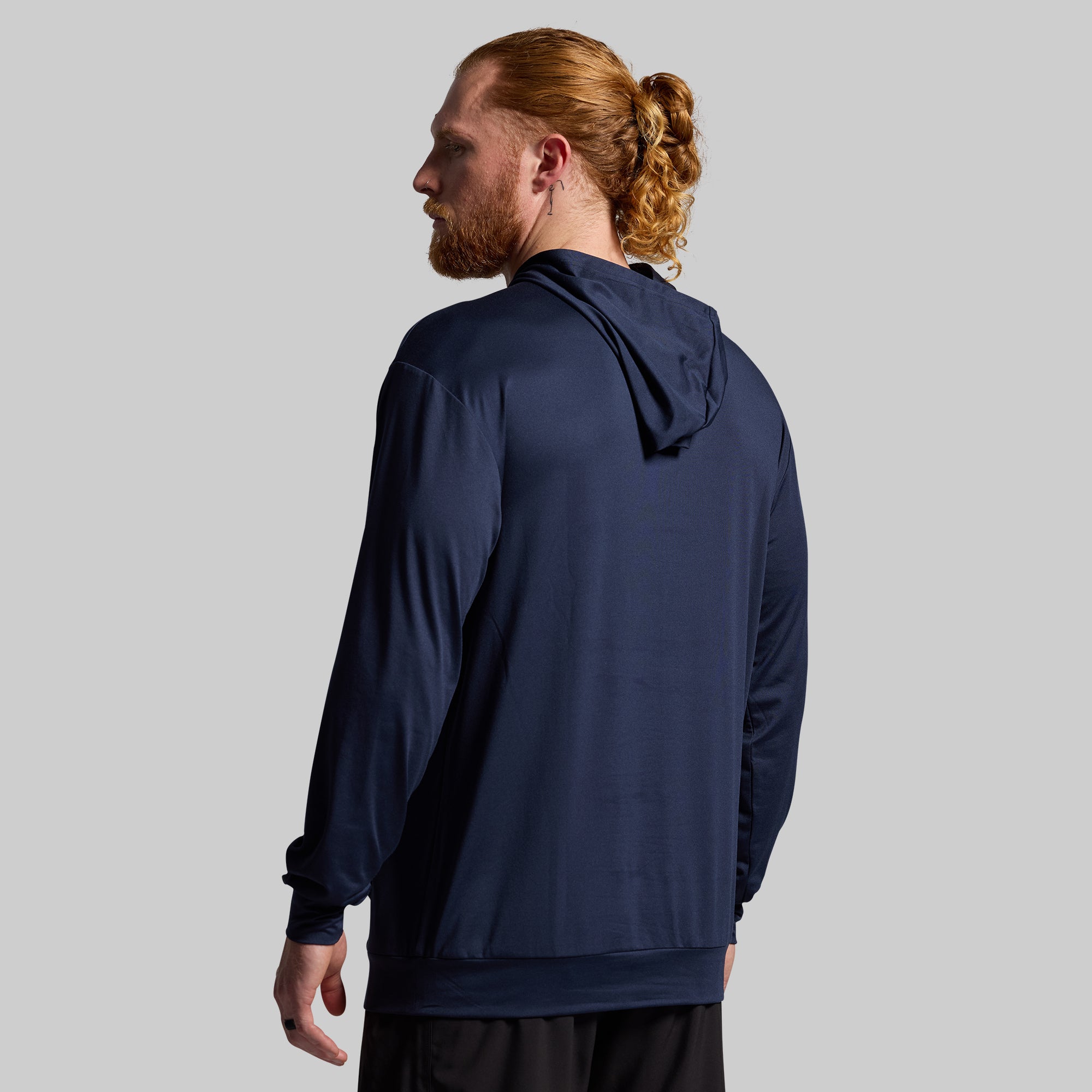 Premium Athleisure Hoodie for Women & Men - Soft Fleece Lined, Lightweight & Comfortable (BP Navy) - Perfect for Gym, Yoga, Running & Casual Wear