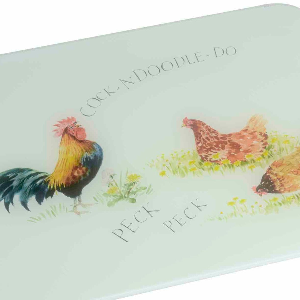 Pecking Order Premium Kitchen Countertop Protector - Durable & Non-Slip Cutting Board Mat for Food Prep, Serving & Dining