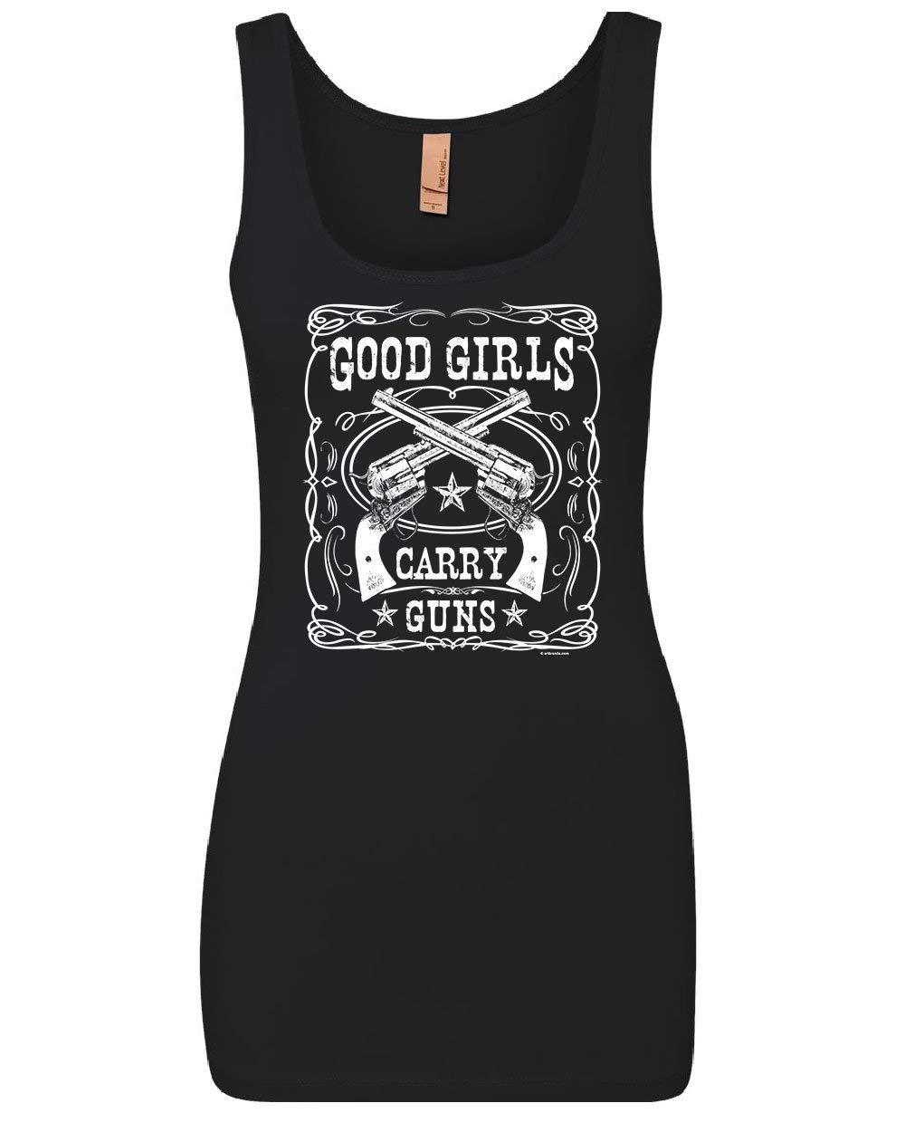 2A Girls with Guns Women's Tank Top - 2nd Amendment Shirt for Women - Comfortable & Stylish Gun Rights Apparel for Range Days, Political Rallies & Everyday Wear