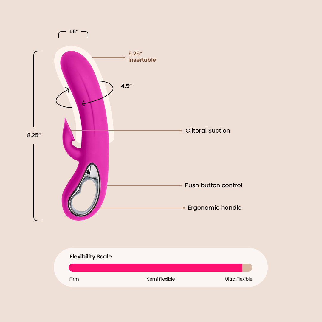 Air Touch 2 Rechargeable Vibrator - Powerful Personal Massager for Women, Waterproof & Quiet Adult Toy for Couples & Solo Play - Perfect for Relaxation, Stress Relief & Intimate Moments