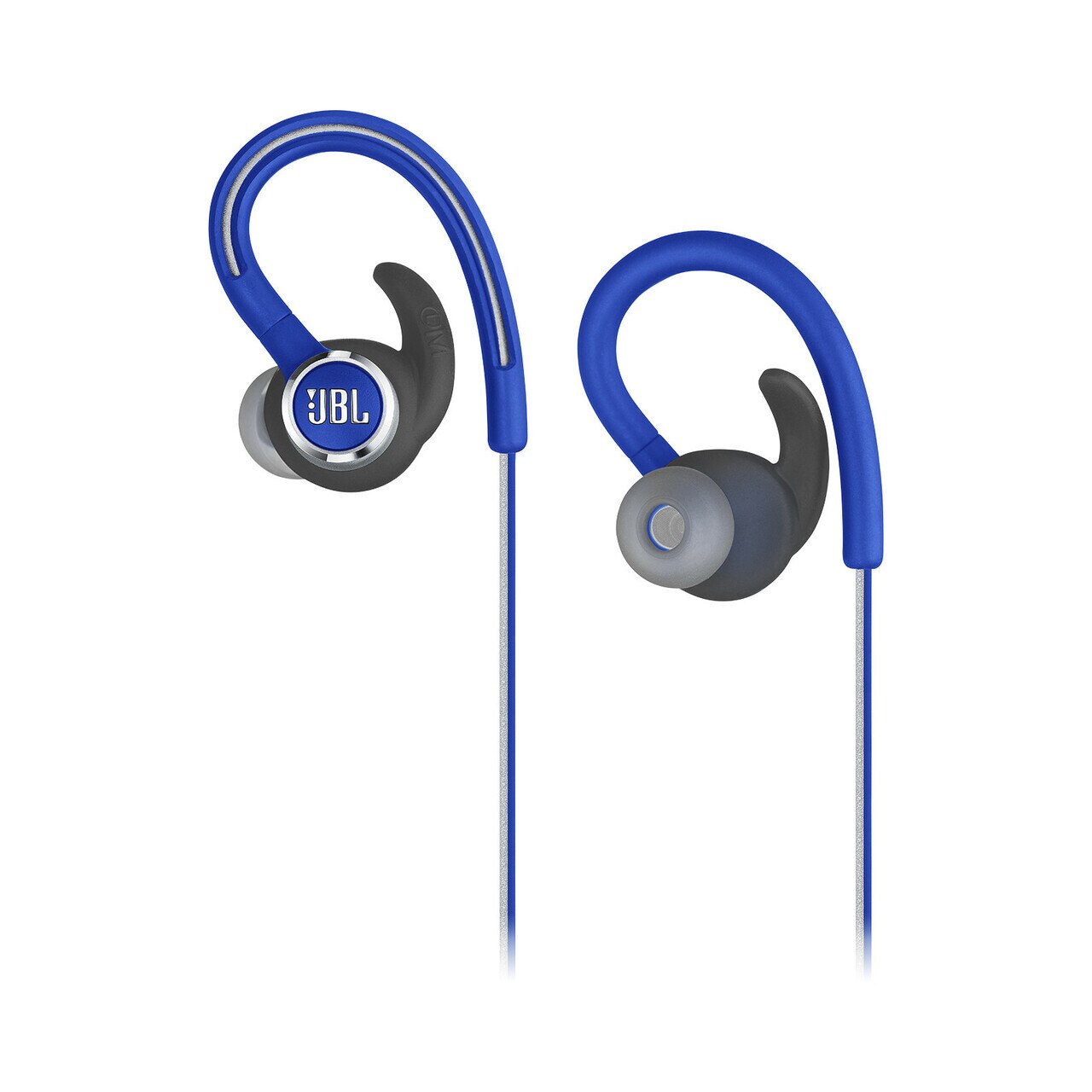 JBL Reflect Contour 2.0 Wireless Bluetooth Sports Headphones with Noise Isolation - Sweatproof Over-Ear Headset for Running, Gym & Workout (Blue)