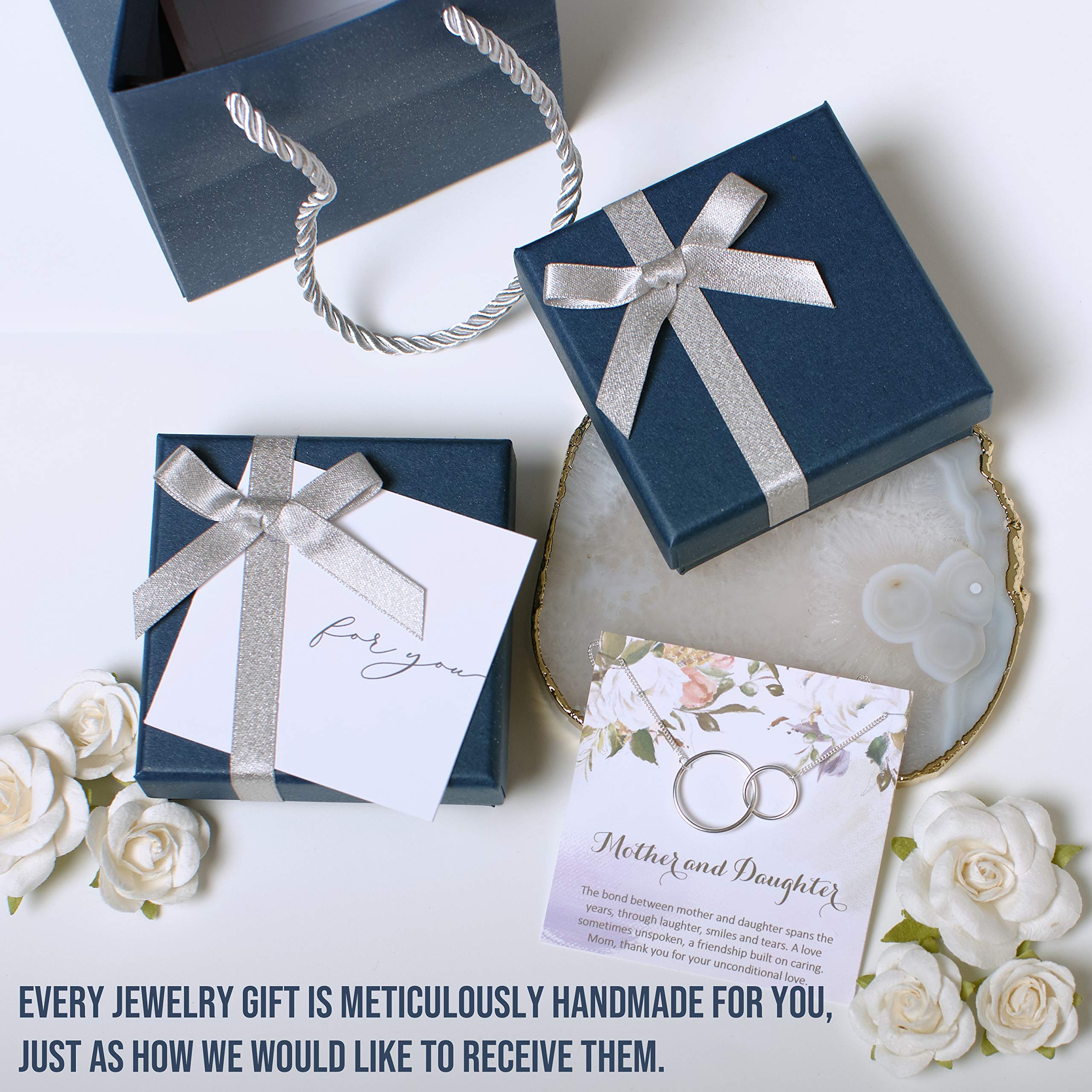 Unbiological Sister Matching Friendship Necklace - Big Little Sorority BFF Gift Set for Best Friends, Perfect for Birthdays, Anniversaries, and Special Occasions