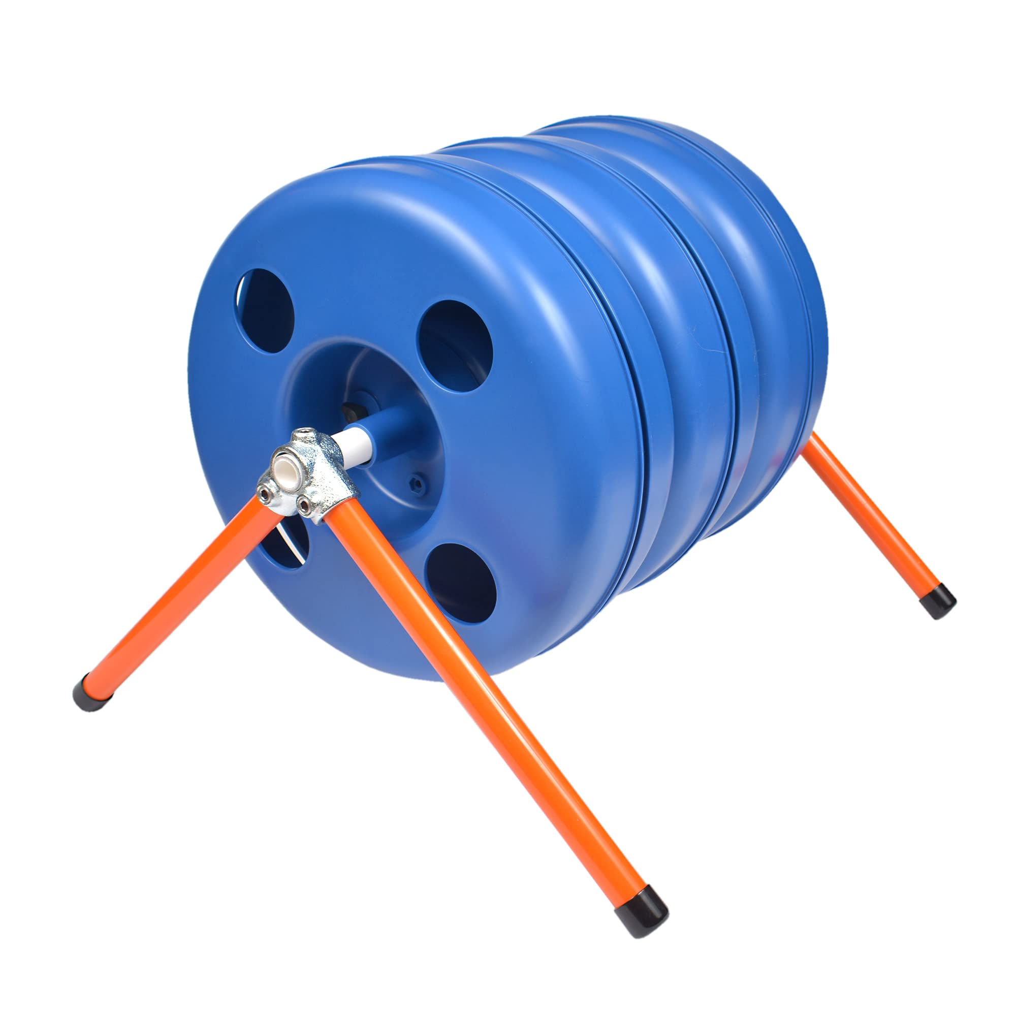 EIP Portable Cord Reel and Stand with 3 Reels Kit - Heavy Duty Commercial Wire Dispenser for Romex Cables - Perfect for Electricians, Construction Sites and Home DIY Projects