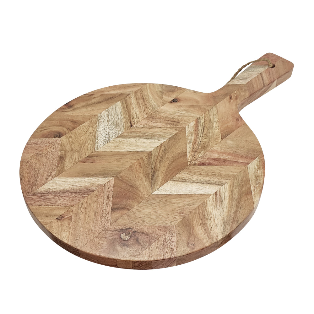 Tyrone Round Wooden Serving Board 16