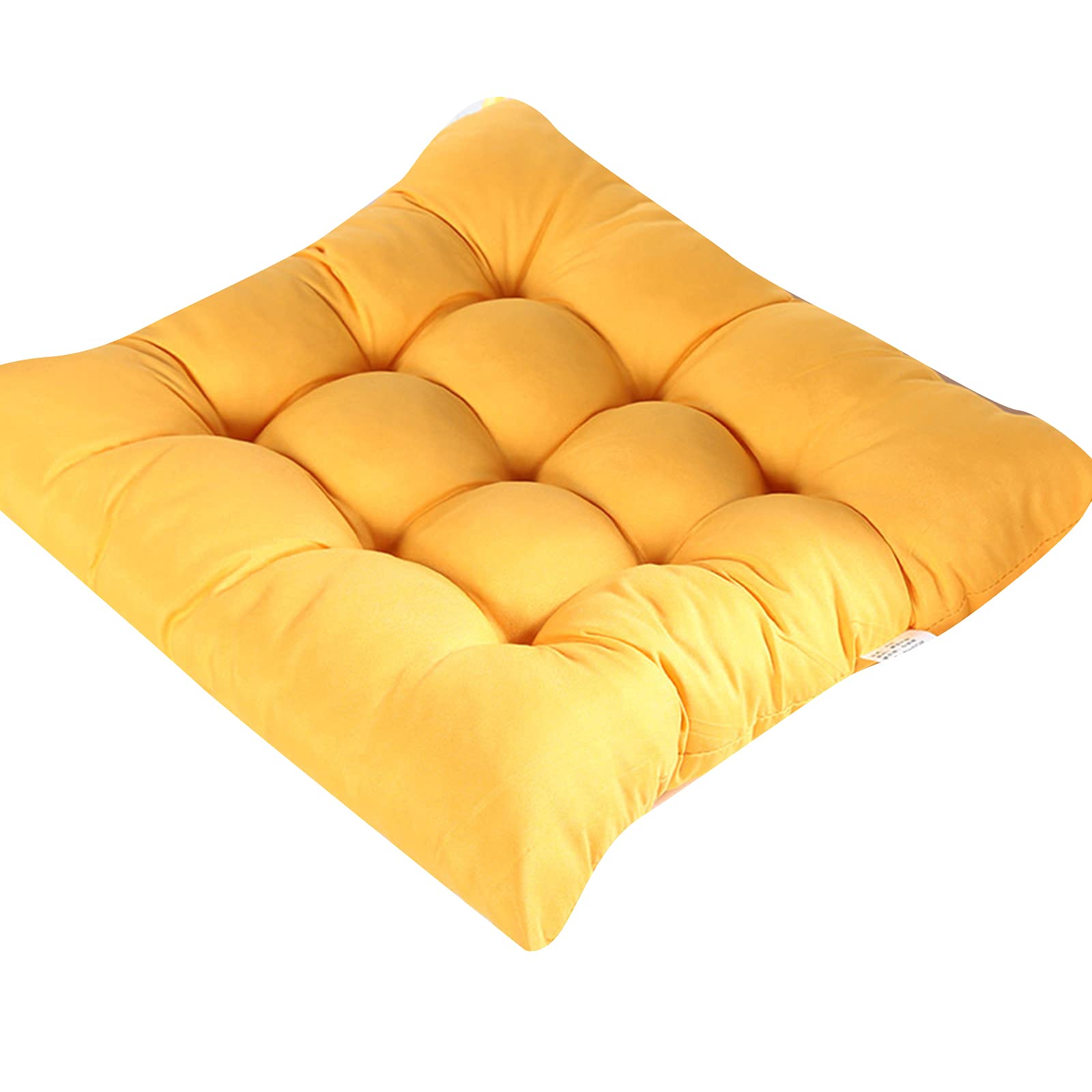 Non-Slip Square Chair Cushion - Comfortable & Durable Seat Pad for Home Office - Warm Floor Pillow for Living Room, Bedroom, and Workspace