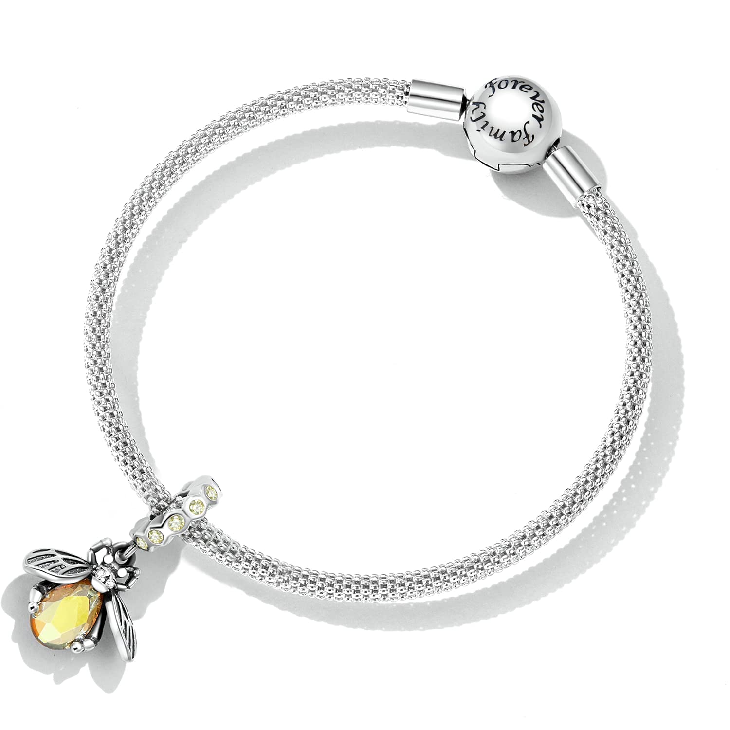 925 Sterling Silver Animal Charms for Jewelry - Bee, Butterfly & Fox Pendants for Bracelets & Necklaces | Cute Women's Fashion Accessories for Everyday Wear & Gift Giving