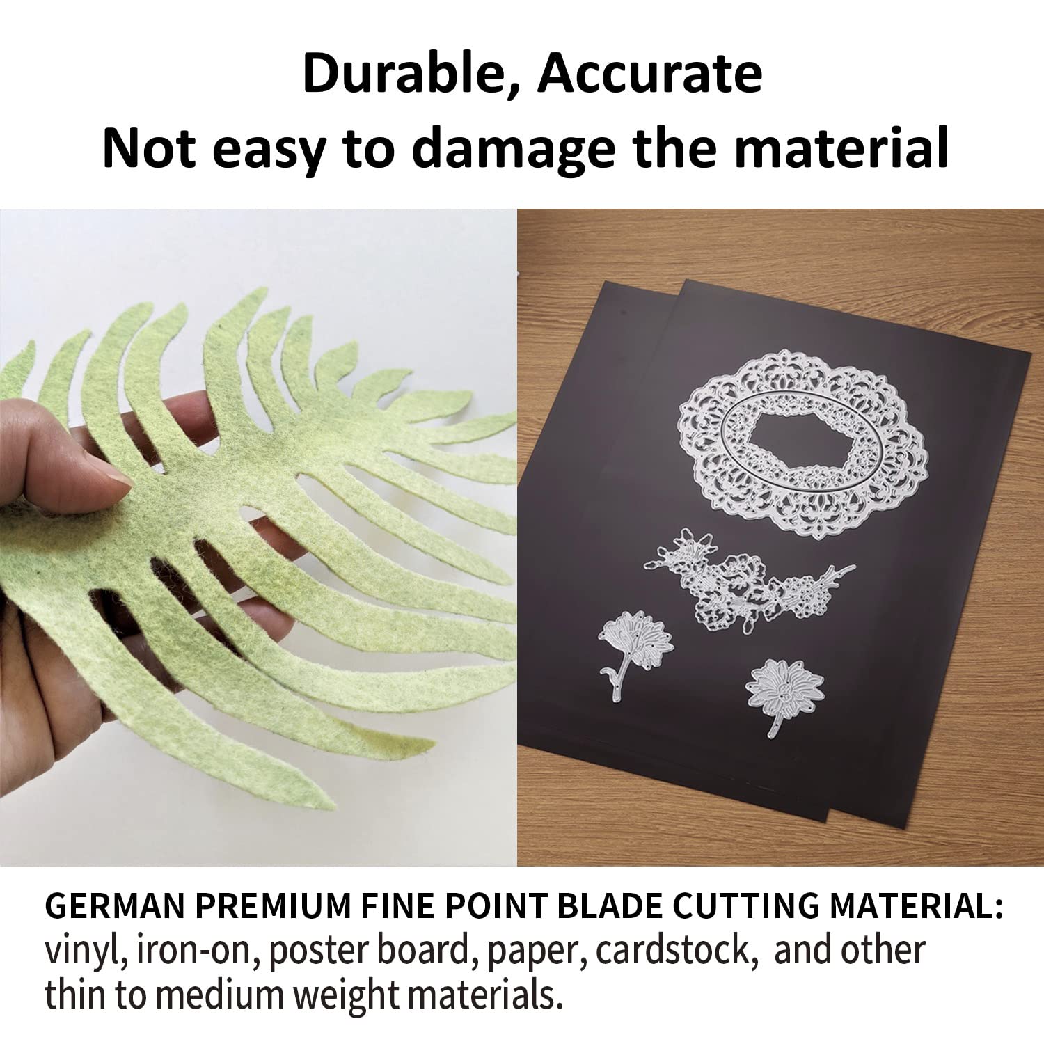 Premium Fine Point Blade Replacement for Cricut Maker & Explore - German Carbide Blades Bundle Pack - Compatible with Cricut Accessories - Perfect for DIY Crafts, Vinyl Cutting, and Paper Projects