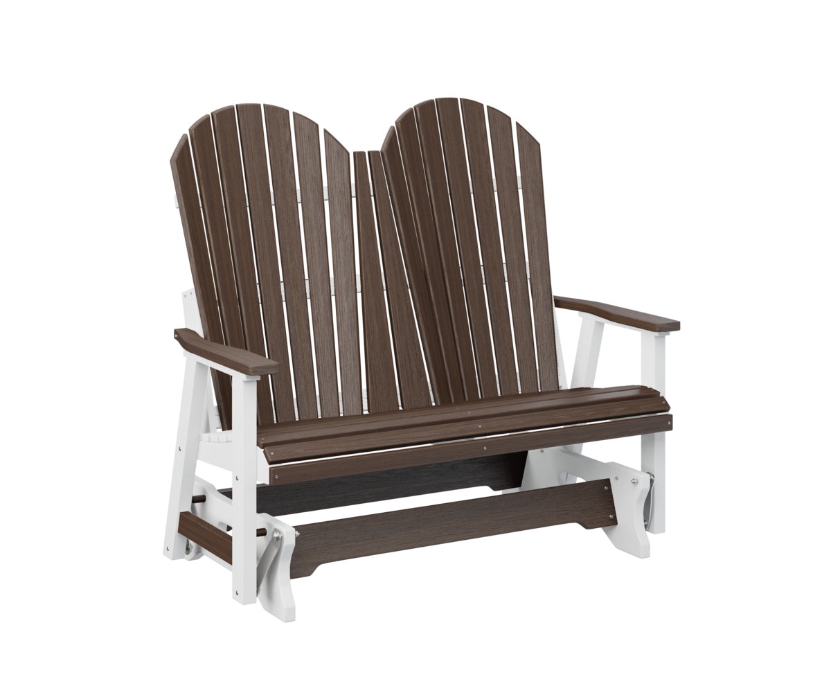 Berlin Gardens Comfo Back Double Glider - Outdoor Patio Swing Bench with Weather-Resistant Cushions - Perfect for Porch, Garden, and Backyard Relaxation