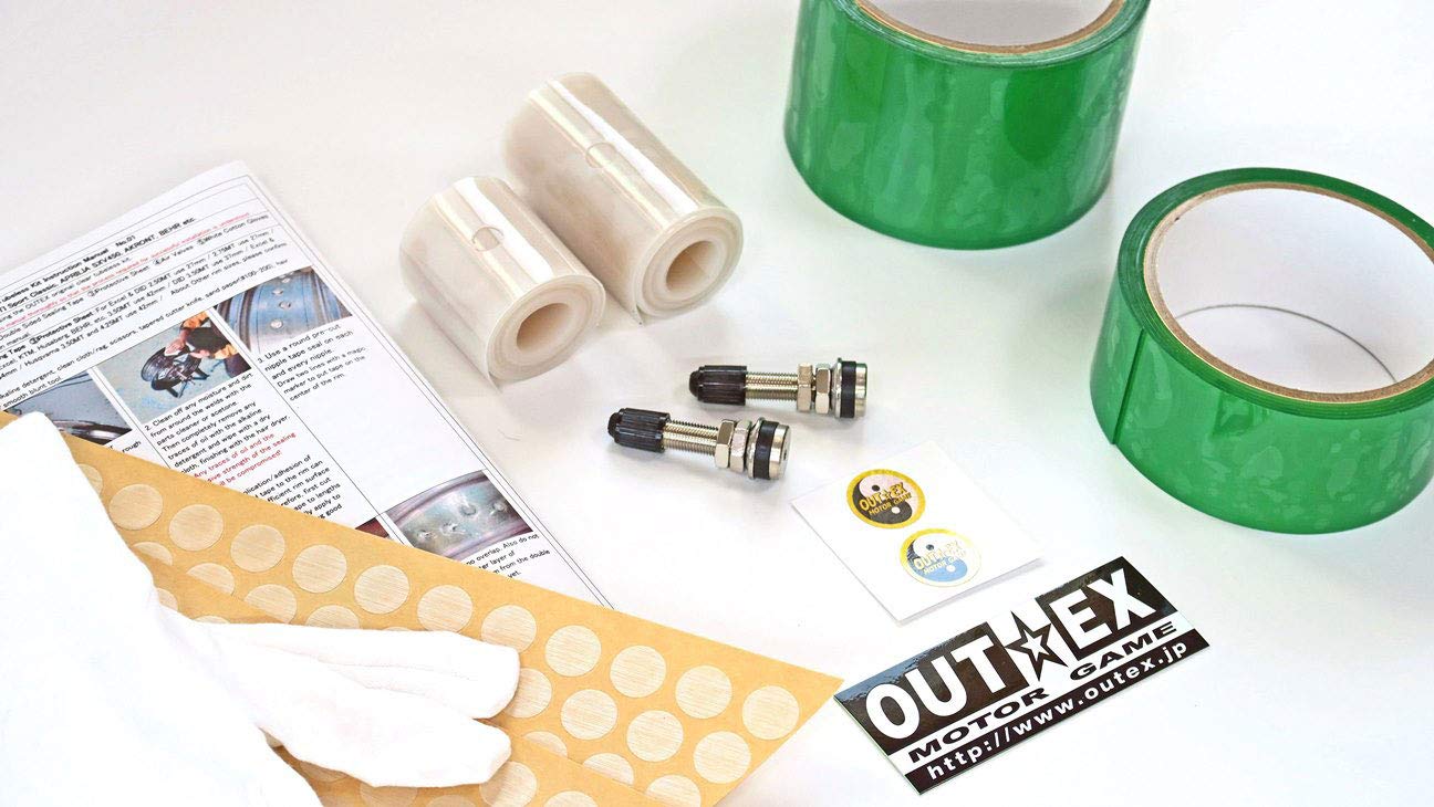 OUTEX FR355DDS Tubeless Conversion Kit for Ducati Scrambler Desert Sled - Off-Road Motorcycle Tire Upgrade for Adventure Riding & Trail Performance