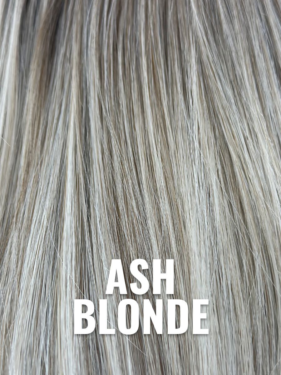 JOYFUL SOUND Ash Blonde Hair Extensions - Premium Clip-in Human Hair for Volume & Length - Perfect for Parties, Weddings & Daily Styling