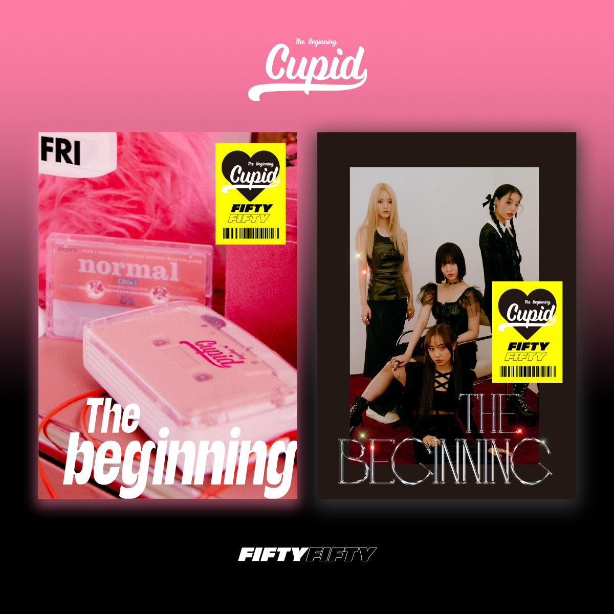 FIFTY FIFTY 1ST SINGLE ALBUM 'THE BEGINNING: CUPID' - K-Pop Girl Group Debut Album | Perfect for K-Pop Fans & Music Collectors | Great for Gifts, Parties & Dance Performances