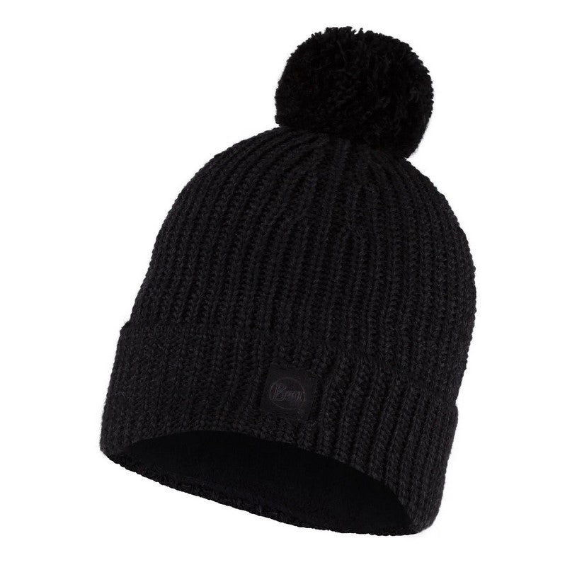 BUFF Knit Hat Vaed Black - Warm Winter Beanie for Men & Women - Perfect for Skiing, Hiking, and Outdoor Activities