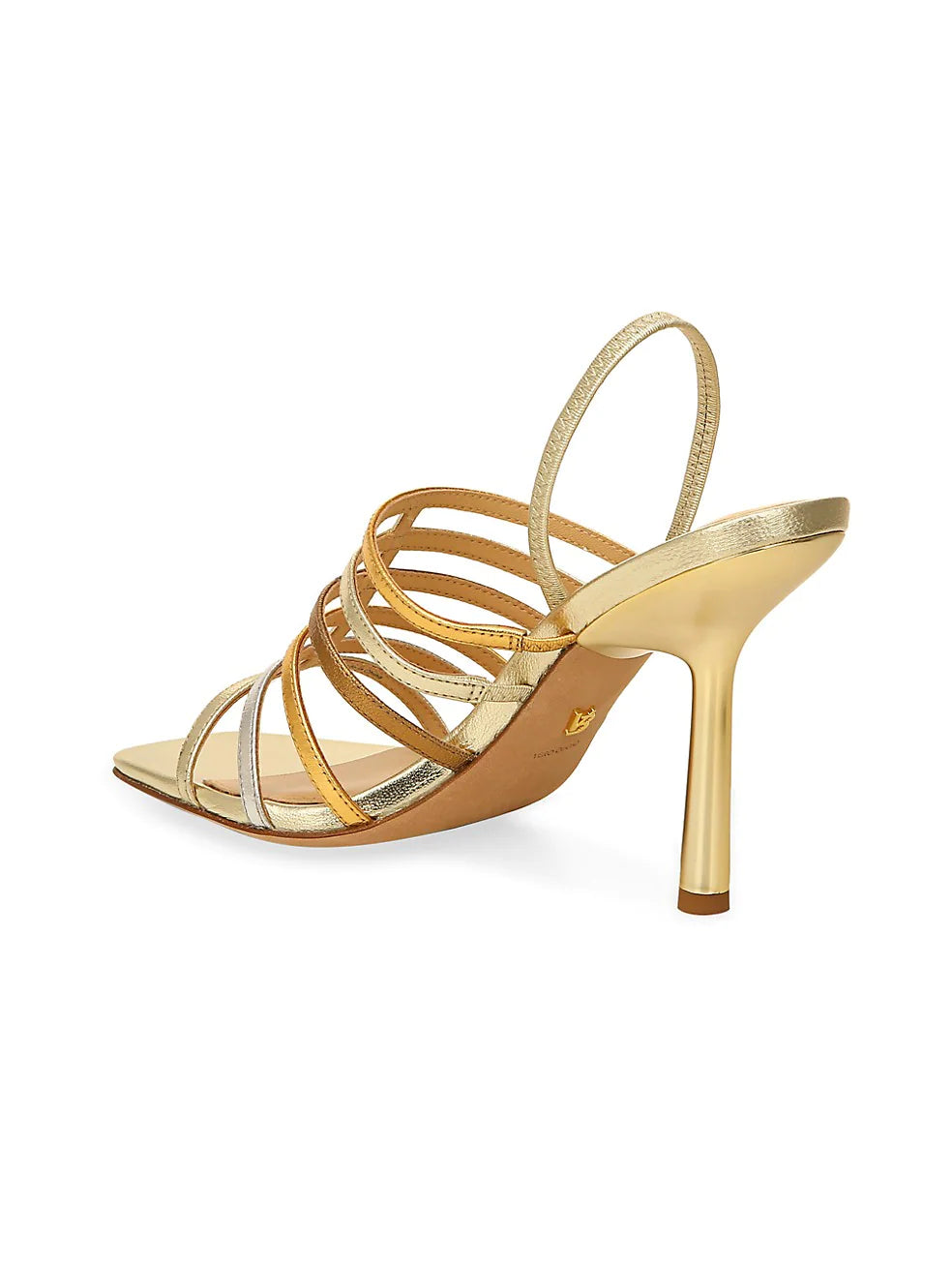 Aldridge Slingback Sandals - Gold Metallic Platino Women's Heels | Comfortable Dress Shoes for Weddings, Parties & Evening Events