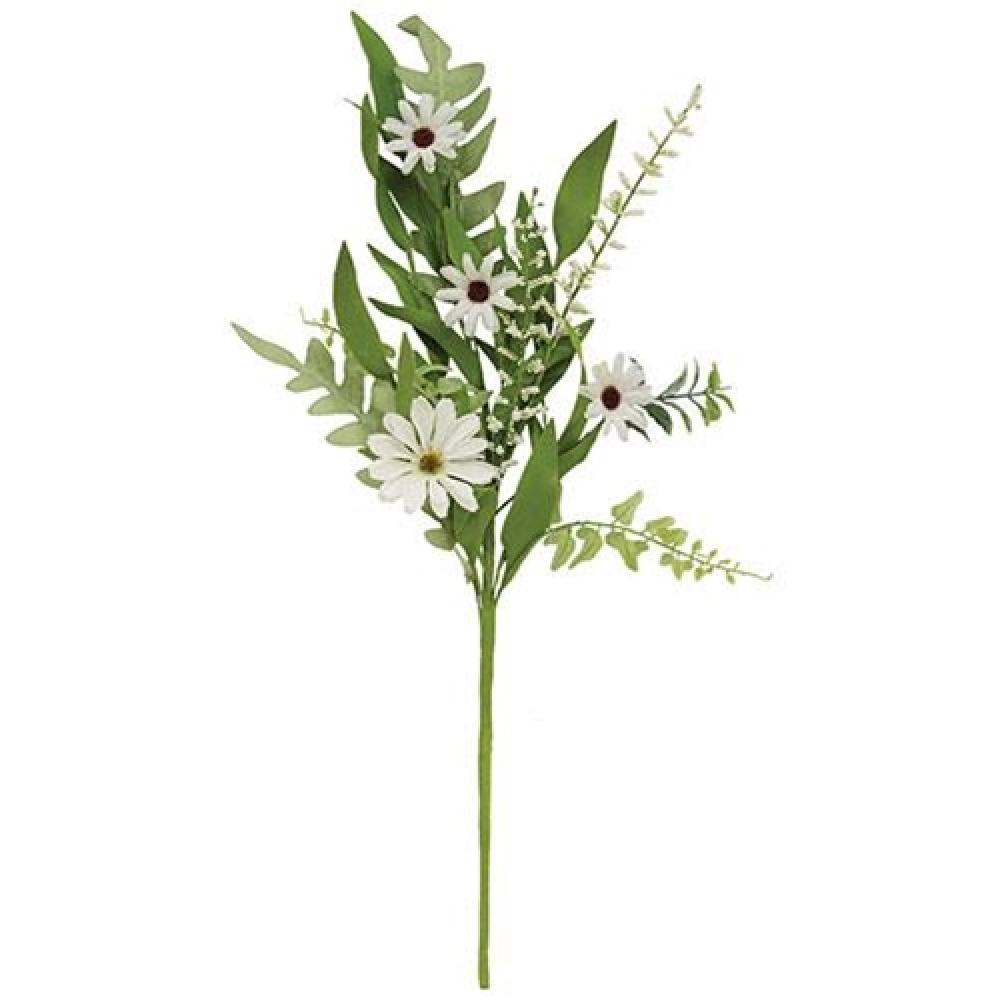 Premium Cape Daisy Astilbe & Herb Pick - Fresh Floral Arrangement for Weddings, Home Decor & DIY Crafts