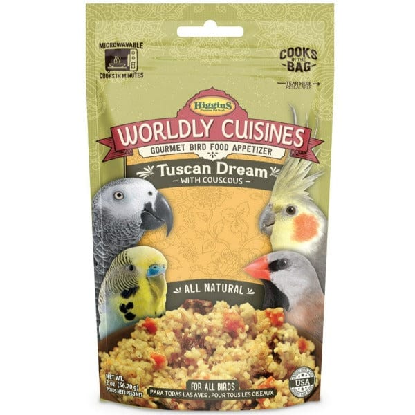 Premium Higgins Worldly Cuisines Tuscan Dream Bird Food - Gourmet Wild Bird Seed Mix for Cardinals, Finches & Songbirds | Perfect for Backyard Bird Feeders & Wildlife Gardens