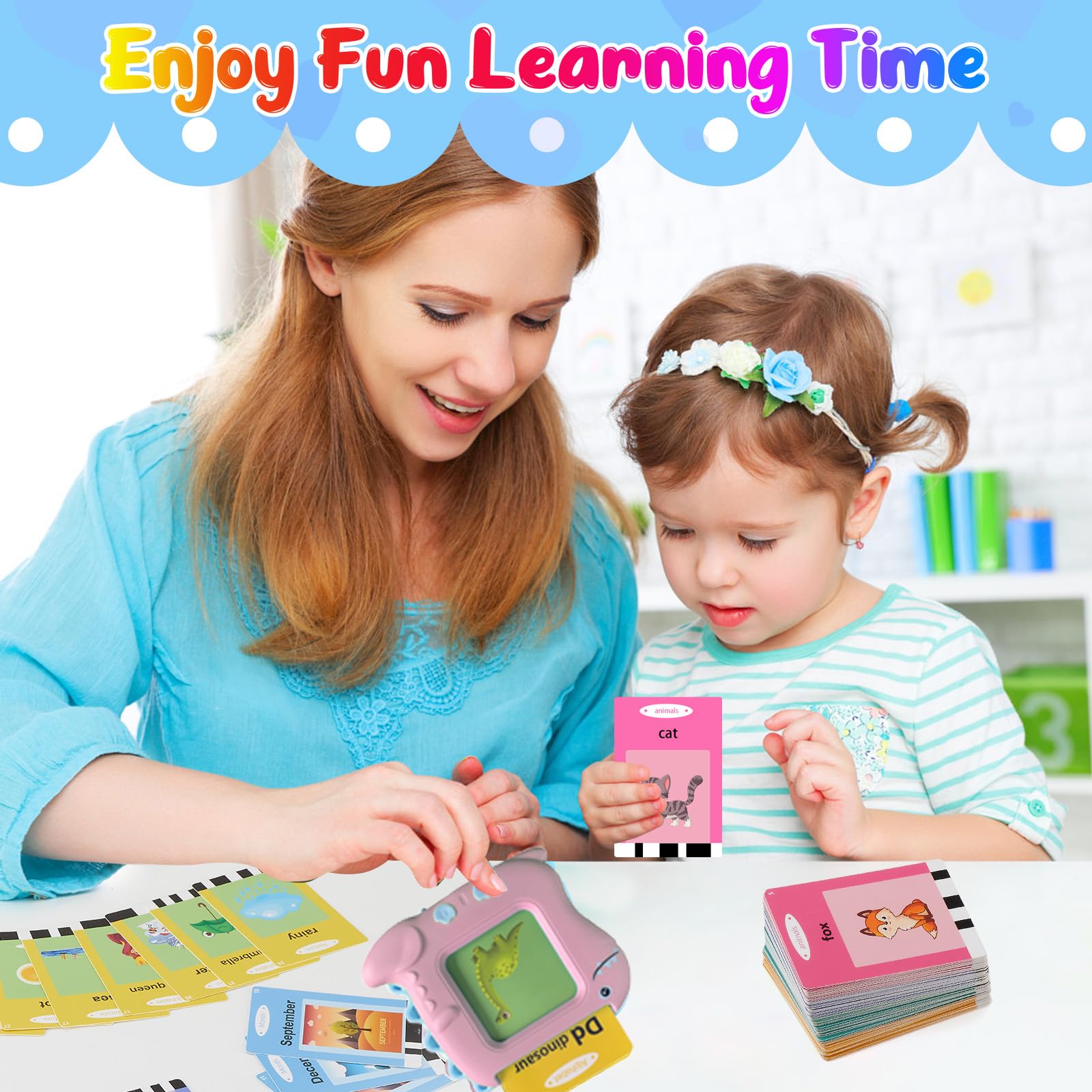 **Pocket Speech Talking Flash Cards - 336 Sight Words for Toddlers | Montessori Learning Toys | Speech Therapy & Autism Sensory Tools | Educational Flashcards for Kids Ages 3-5 | Perfect for Home, Classroom & Travel Use**