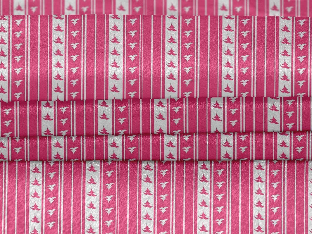 Velvet Pink Christmas Fabric by The Yard - 58 Inch Wide Printed Sewing Material for DIY Clothing, Holiday Decor & Craft Projects | Festive Home Decor, Quilting, Apparel Making