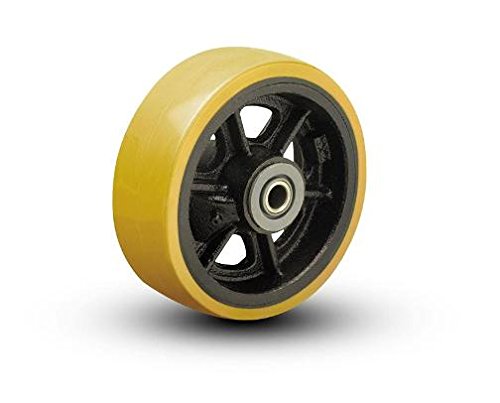 Vulkollan on Cast Iron Wheel 6