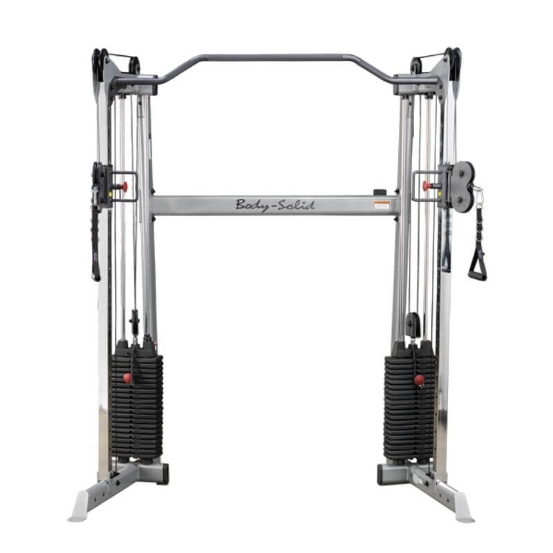 Body Solid GDCC200 Functional Trainer - Home Gym Equipment for Strength Training & Full Body Workouts | Perfect for Home Fitness, Weight Lifting & CrossFit Training