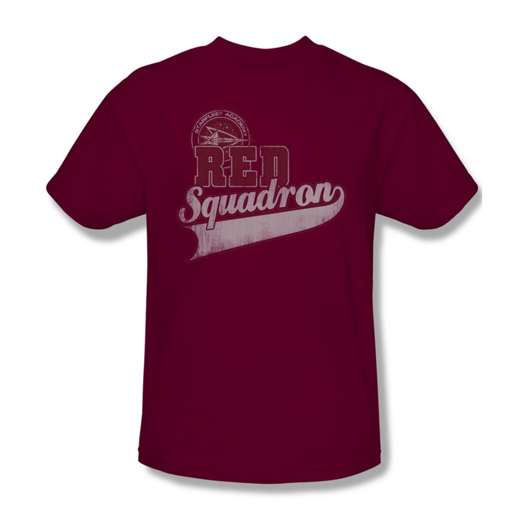 Star Trek Red Squadron Sport Adult T-Shirt - Classic Sci-Fi Graphic Tee for Men & Women | Perfect for Cosplay, Conventions & Everyday Wear