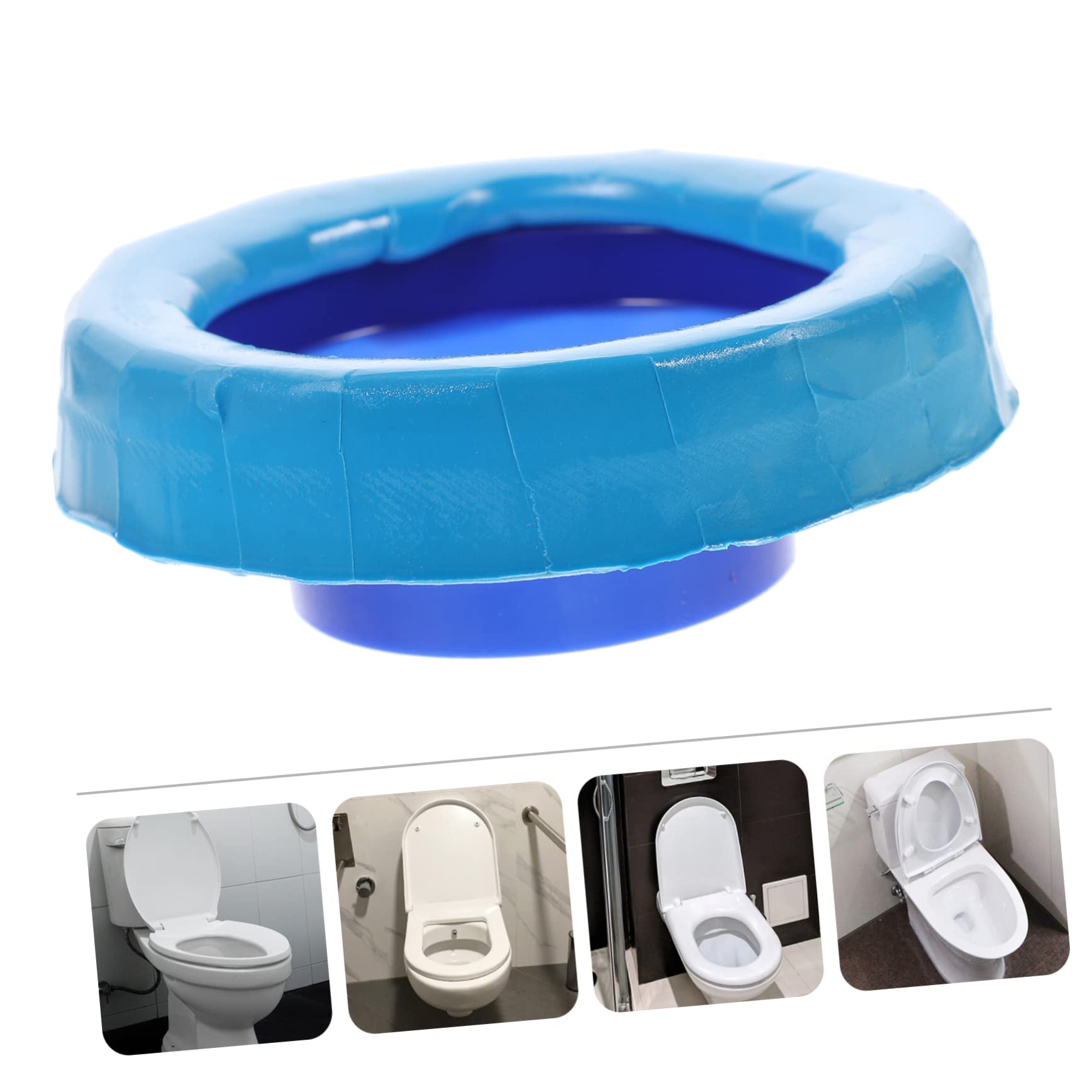 Gadpiparty 3-Pack Waxless Toilet Seal Rings - Leakproof Toilet Gasket with Sturdy Construction, Easy Installation for Bathroom & Plumbing Repairs | Perfect for Home Renovation & DIY Projects