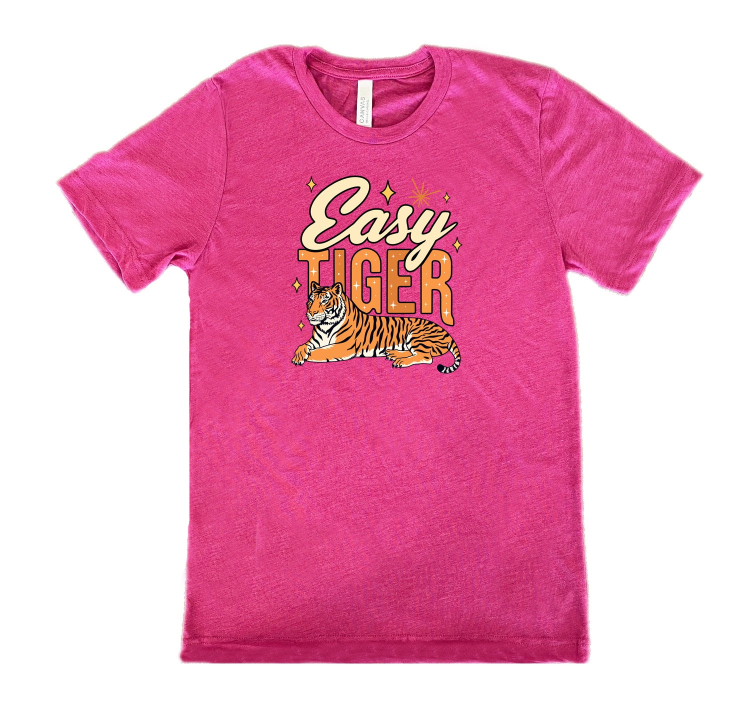 Easy Tiger Graphic T-Shirt for Men & Women - Casual Unisex Cotton Tee for Streetwear, Lounge & Everyday Outfits