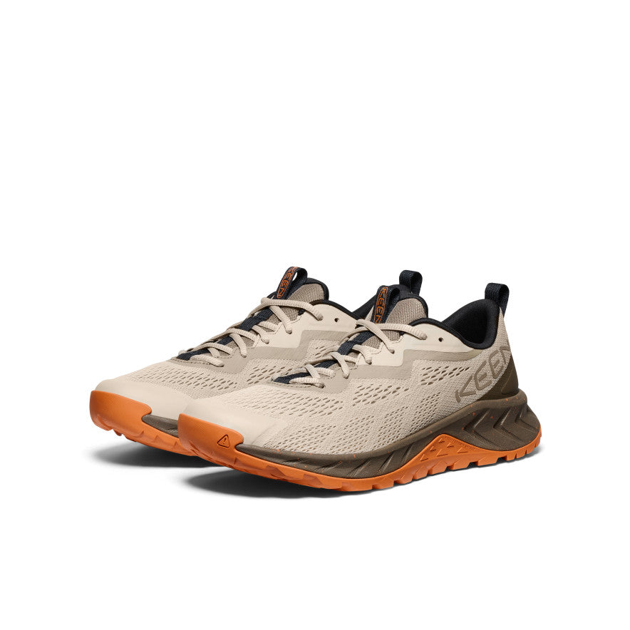 Versacore Men's Speed Running Shoes - Lightweight & Breathable Plaza Taupe/Gold Flame for Jogging, Gym & Outdoor Workouts