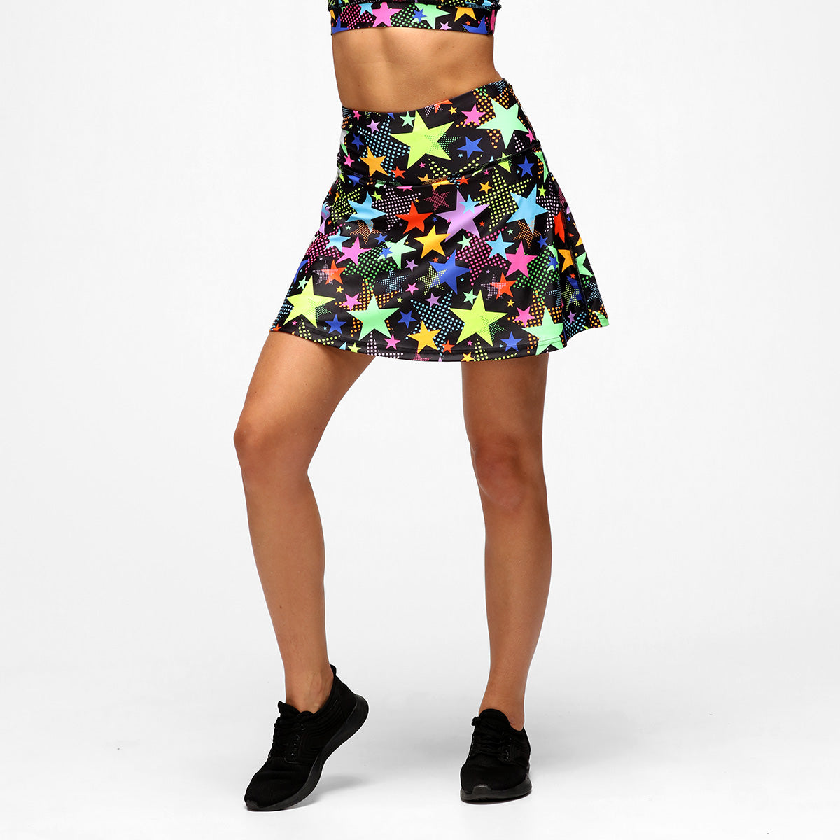 Scattered Stars Skort - Stylish Flowy Skirt Shorts for Women | Perfect for Yoga, Running & Casual Wear