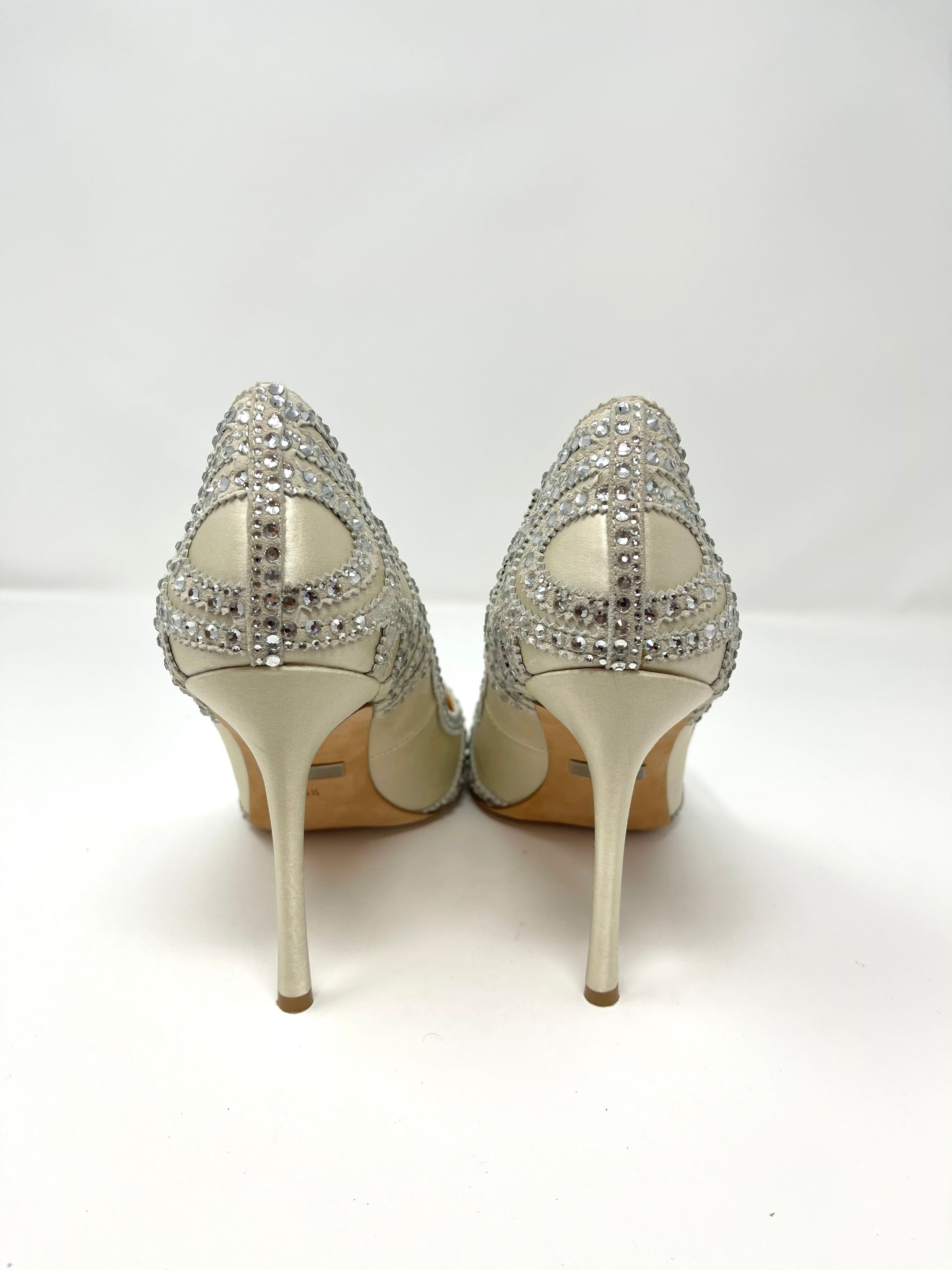 Badgley Mischka Rouge Women's Heels Size 8.5 - Elegant Evening Shoes for Parties, Weddings & Special Occasions