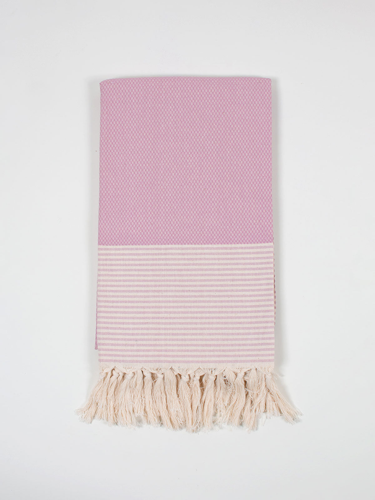 Amalfi Hammam Towel - Vintage Pink Turkish Bath Towel | Soft & Absorbent for Spa, Beach & Home Use