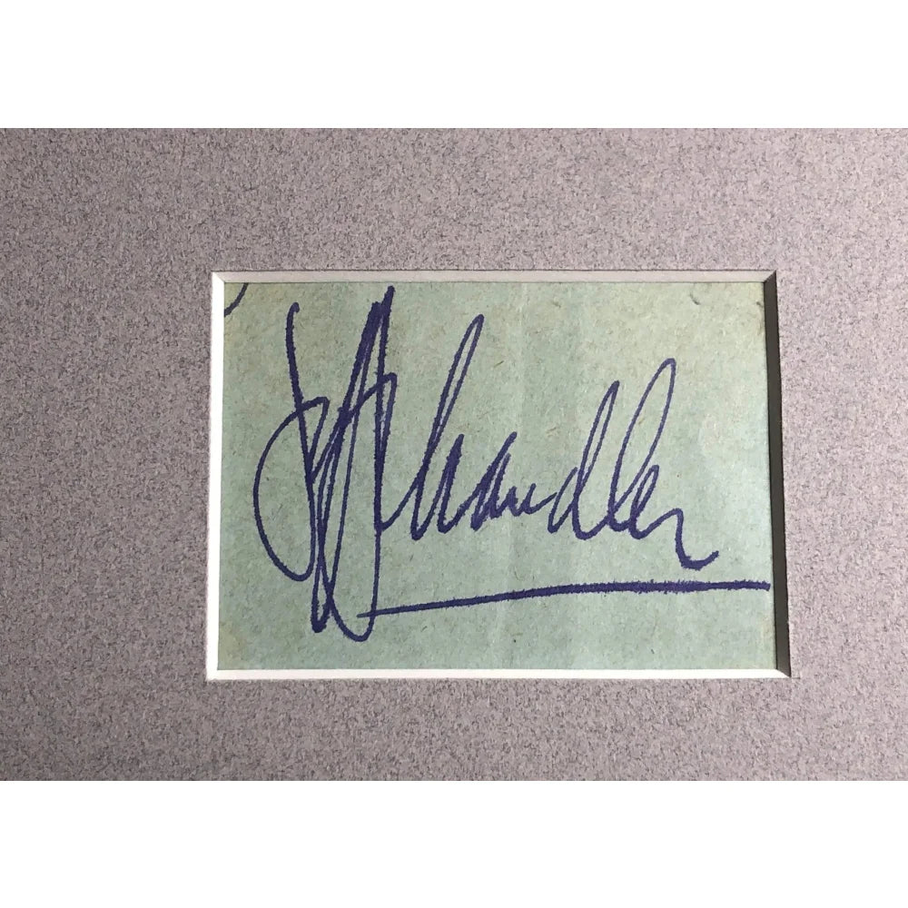 Jeff Chandler Autographed 11x14 Photo - JSA Certified COA - Signed Memorabilia from Broken Arrow Actor - Perfect for Movie Collectors & Western Film Fans