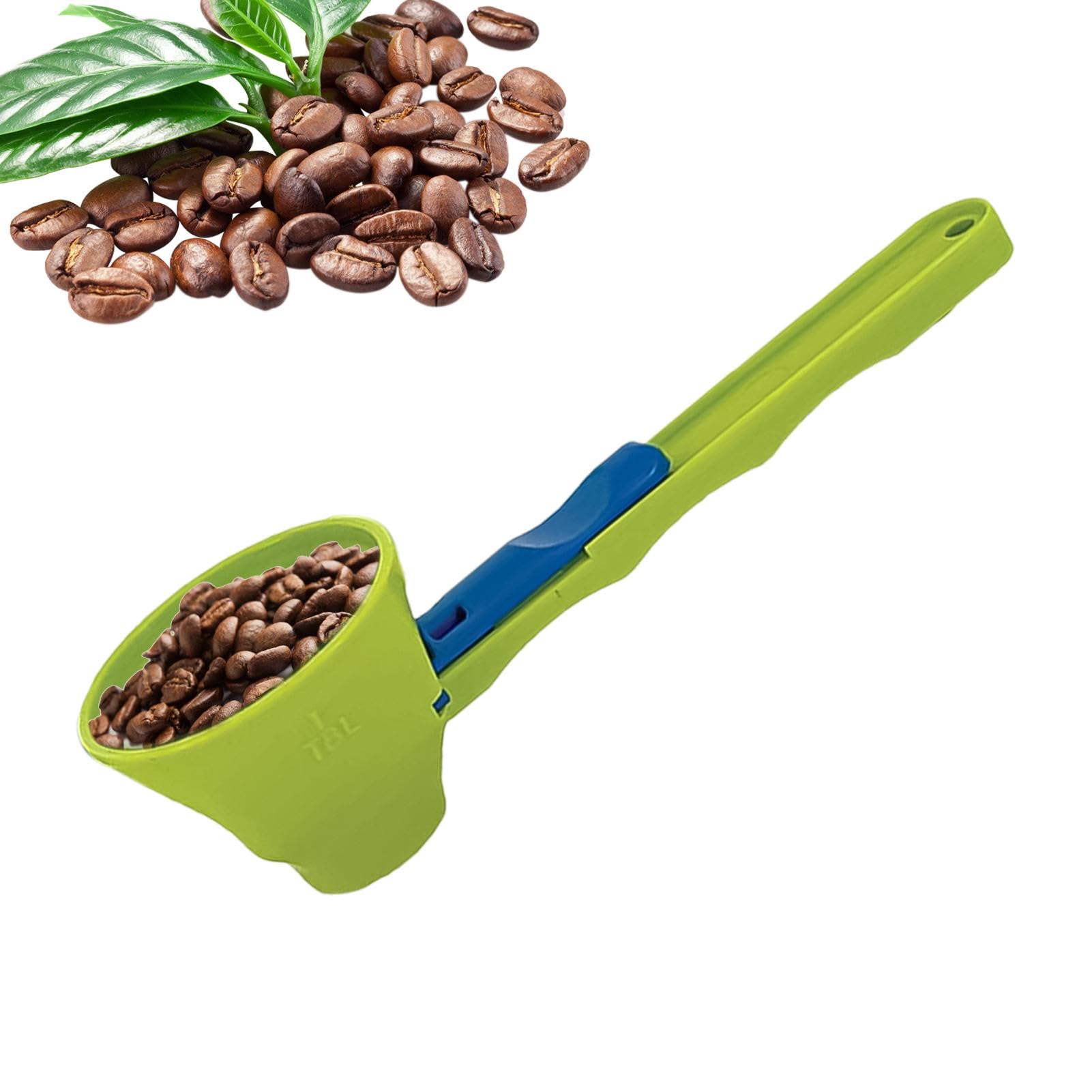 Eventerde 2-in-1 Funnel Measuring Spoon with Anti-Drip Design & Sliding Base - Perfect for Protein Powder, Baking Ingredients & Gym Supplements | Ideal for Kitchen, Bodybuilding & Meal Prep