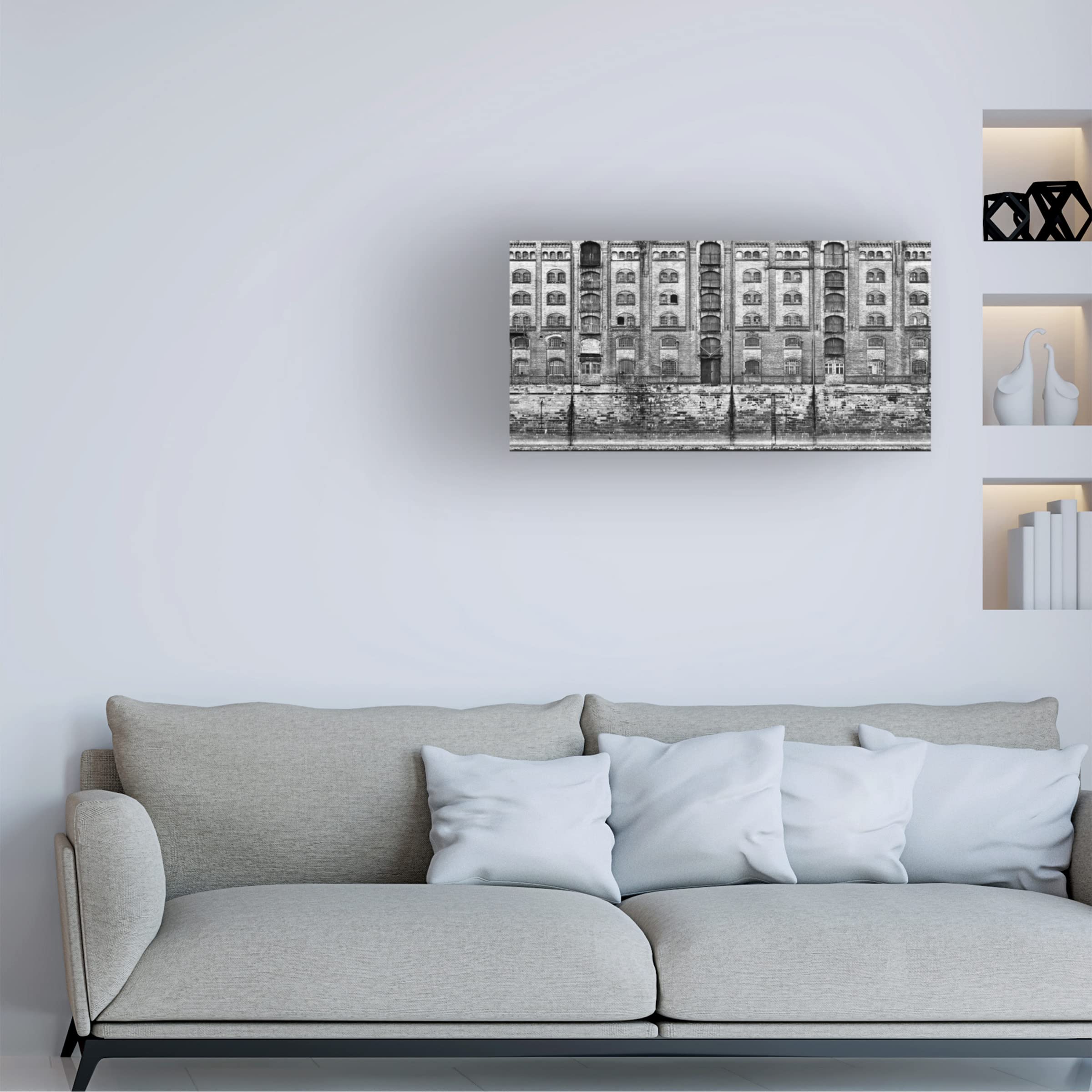 Trademark Fine Art 'Gates And Windows' Canvas Wall Art by Steffen Ebert - Modern Home Decor for Living Room, Bedroom & Office