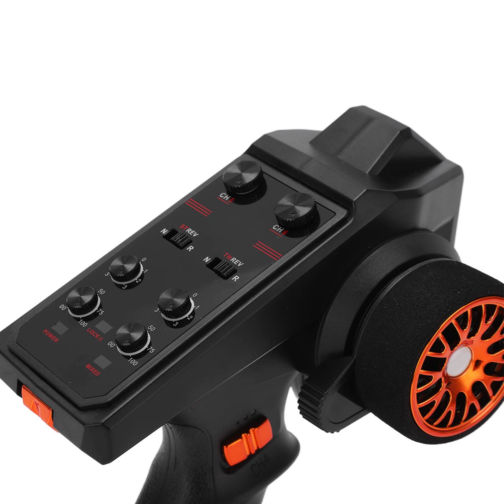 2.4GHz RC Radio Controller with 6 Channels, 400M/1312ft Long Range Transmitter and Receiver for RC Cars, Boats, and Tanks - Perfect for Outdoor Racing and Remote Control Hobbies