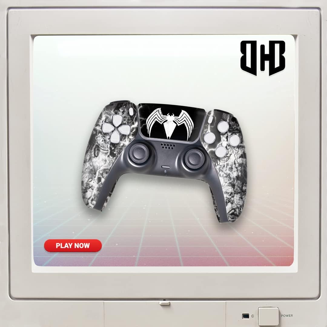 Custom Wireless PS5 Controller for Playstation 5 Console - Hydro-Dip Printed Gamepad with Premium Grip | USA Made | Perfect for Gaming, Streaming & Esports Tournaments