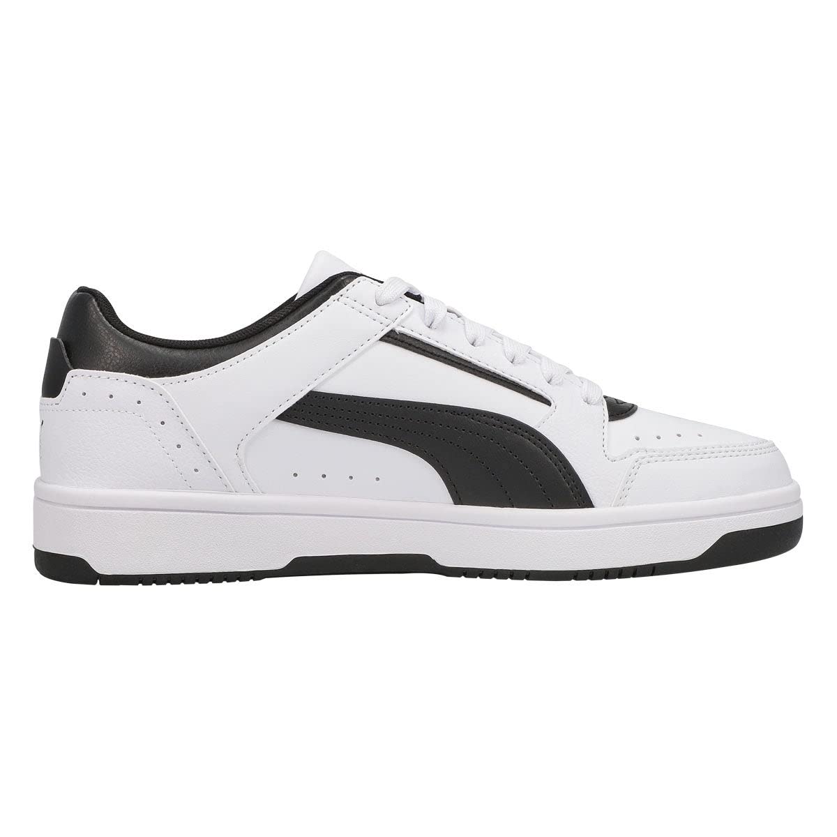 PUMA Men's Rebound Joy Low Lace-Up Sneakers - White Casual Shoes for Walking, Running & Gym Workouts | Comfortable Athletic Shoes for Everyday Wear