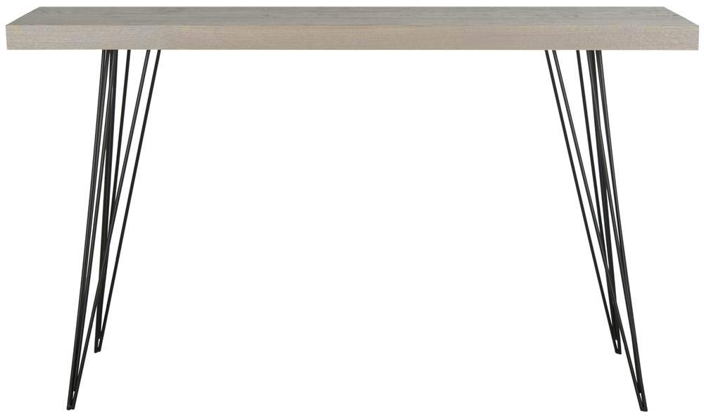 Safavieh Wolcott White Console Table - Elegant Entryway Furniture for Living Room, Hallway & Foyer Decor