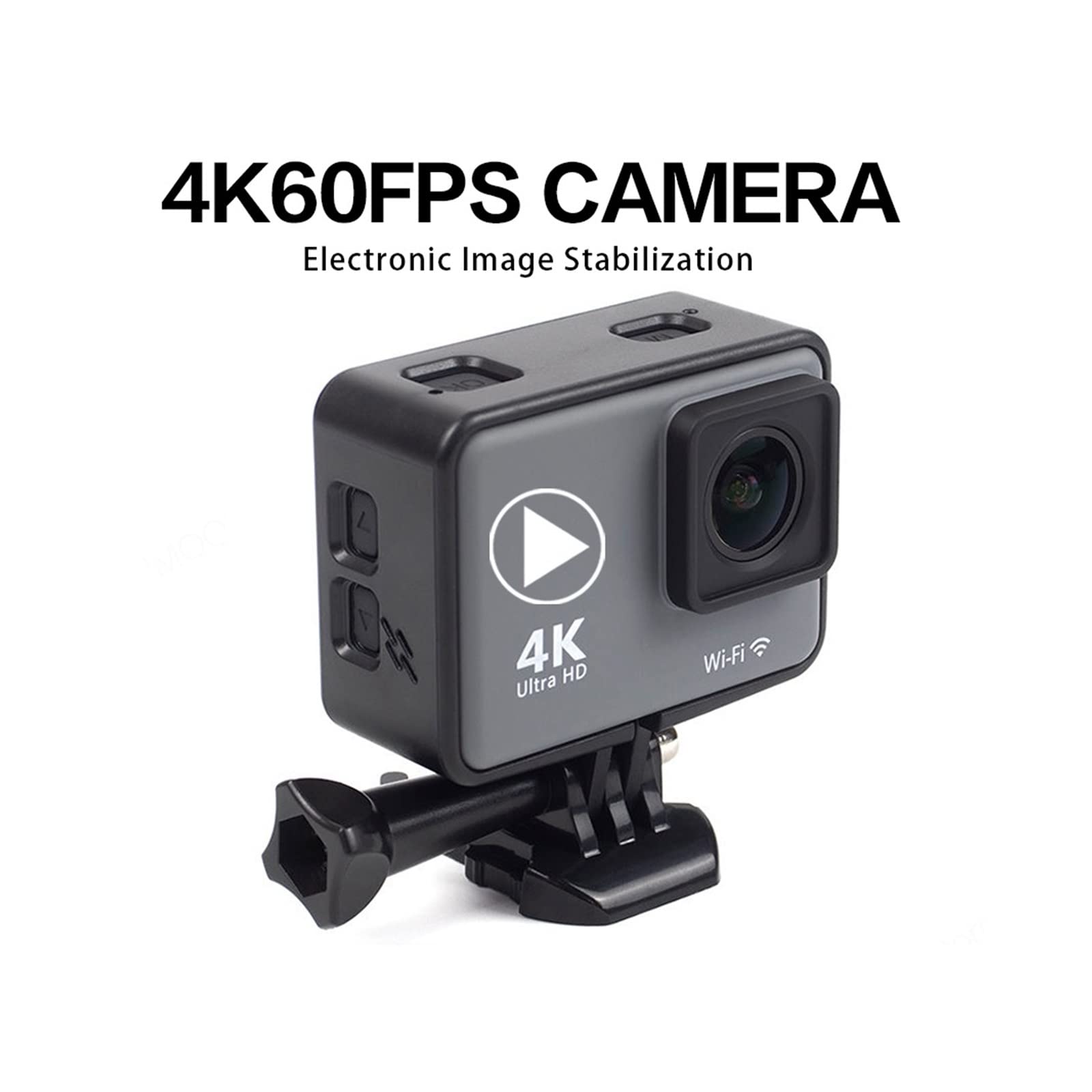 4K/60FPS Waterproof Action Camera with Anti-Shake & Remote Control - Sports Underwater Camera for Diving, Surfing, Cycling, Skiing (Includes 32GB Card) - Perfect for Adventure Sports, Travel Vlogging & Extreme Activities