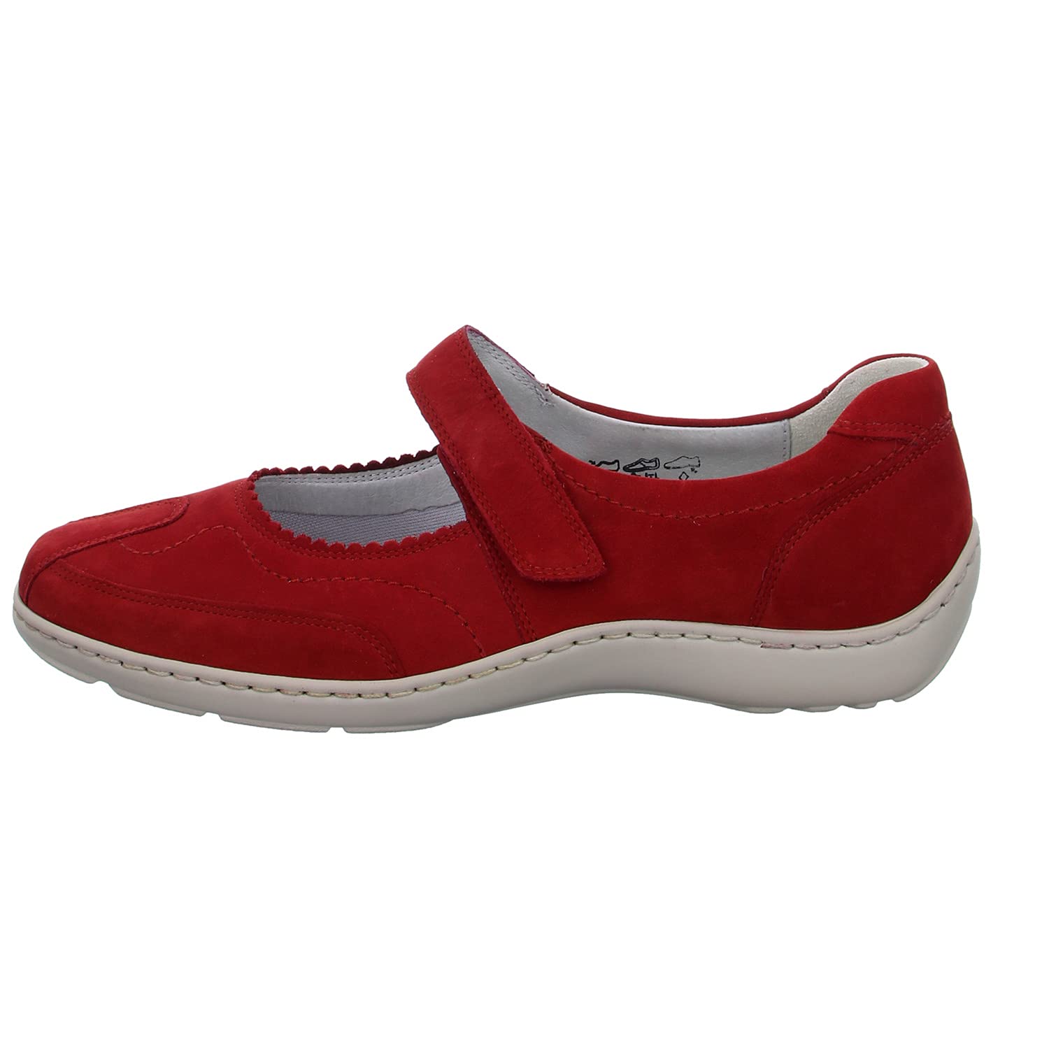 Waldläufer Women's Comfortable Loafers - Slip On Casual Shoes for Work, Office & Everyday Wear | Premium Leather & Cushioned Insoles