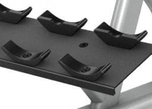 Precor Discovery Series 3-Tier 10-Pair Dumbbell Rack (DBR0814) - Heavy Duty Dumbbell Storage for Home Gym & Fitness Studio Organization