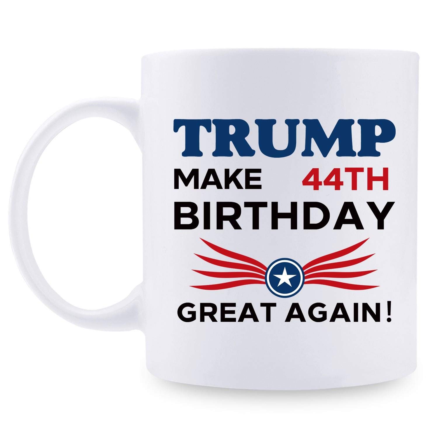 Funny 44th Birthday Gifts for Women & Men Born in 1976 - Unique 44 Year Old Birthday Present Ideas - 11oz Coffee Mug for Mom, Dad, Husband, Wife, Friend or Coworker - Perfect for Office Use, Home Decor or Surprise Birthday Parties