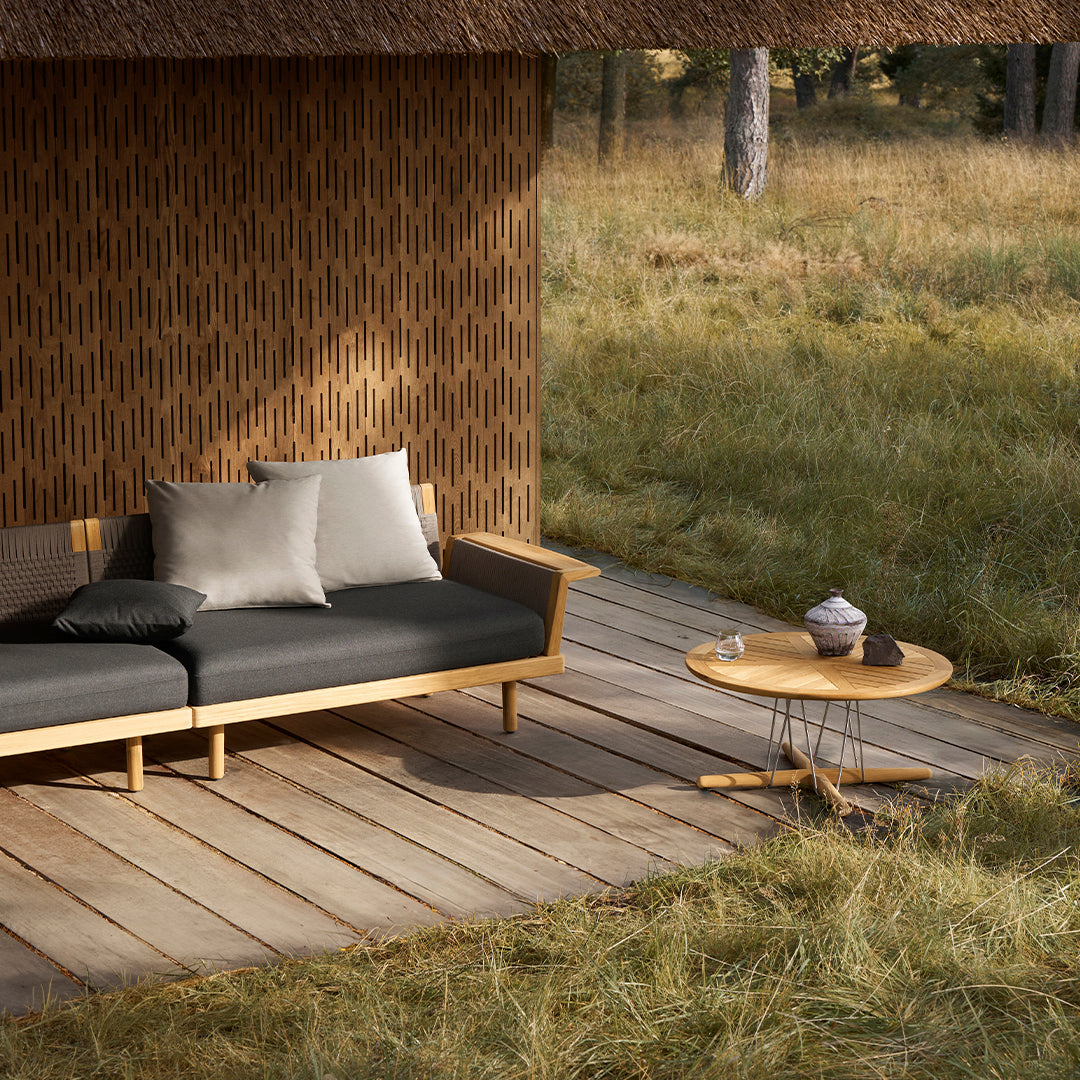 Outdoor Sofa Set with Cushions - 4 Piece Patio Furniture for Garden, Backyard, and Poolside Relaxation