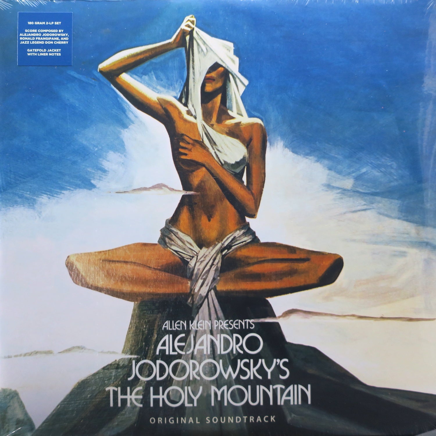 HOLY MOUNTAIN Original Motion Picture Soundtrack by Alejandro Jodorowsky - Limited Edition Cloud Blue Vinyl 2LP Record - Perfect for Movie Collectors & Psychedelic Music Lovers