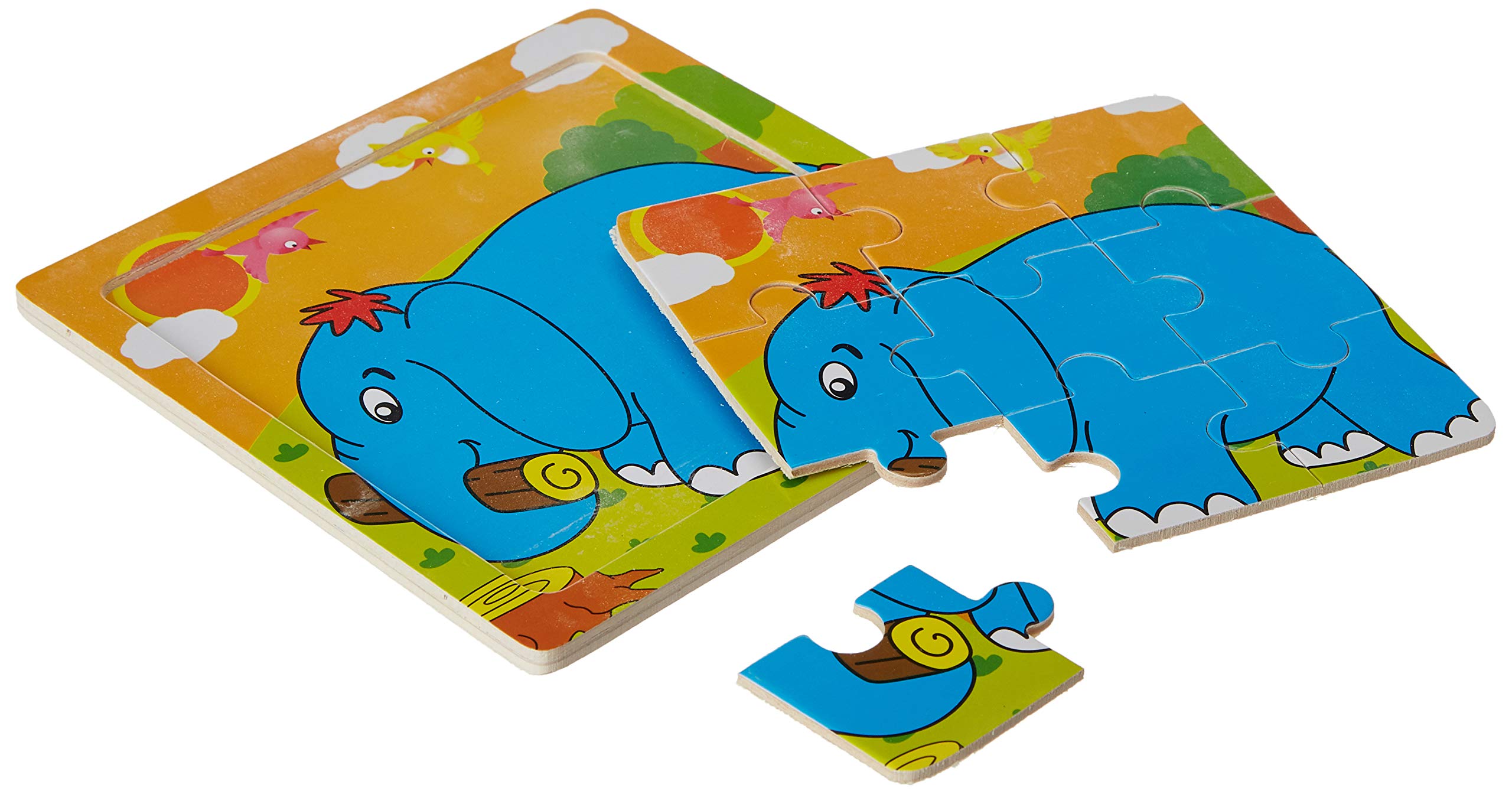 SillyMe Wooden Animal Puzzle for Kids - Educational Learning Jigsaw Toy for Toddlers Ages 3-5 | Perfect for Preschool Classroom, Birthday Gifts & Family Game Night