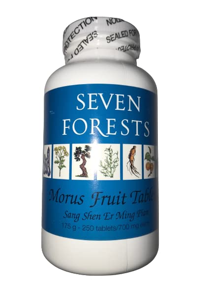 Organic Morus Fruit Tablets 250 Count - Natural Mulberry Extract Supplement for Blood Sugar Support & Antioxidant Benefits - Perfect for Daily Wellness & Diabetic Care