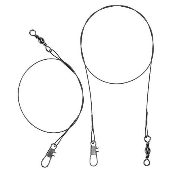 Boone 40lb Nylon Coated Stainless Steel Wire Leaders - Saltwater & Freshwater Fishing Leaders for Bass, Pike, and Muskie - Durable & Corrosion-Resistant